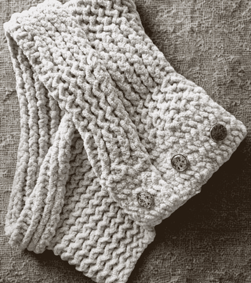 Cuello Gris Tipo Bufanda